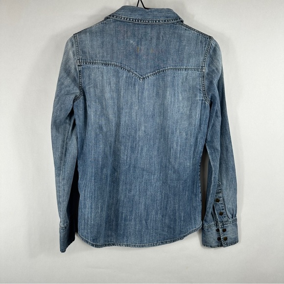 Madewell Denim Button-Up Shirt | Size XSmall - Picture 8 of 10